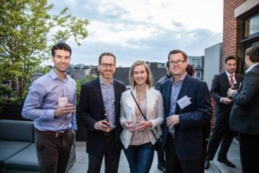 Austin Reichardt (Acuity), Greg Bregstone (Woodlawn Partners), Ashley Galston (K&L Gates), Andrew Sannes (XLCS)